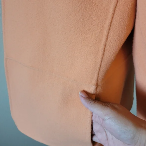 Eileen Fisher Virgin Wool Cashmere Blend Open Blazer, Medium - Picture 4 of 9